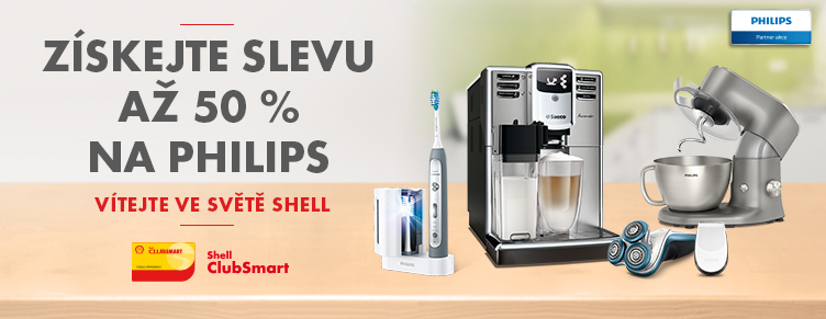 Bezstarostné Vánoce zajistí až 50% sleva na produkty Philips za tankování kvalitních paliv Shell