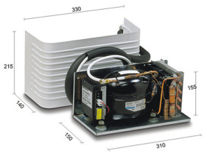 Autolednice - chladici modul - KIT MAN - Vitrifrigo