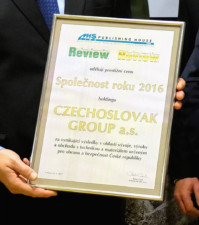 Firma roku 2016 - holding CZECHOSLOVAK GROUP / Foto zdroj: Tiskový servis CZECHOSLOVAK GROUP