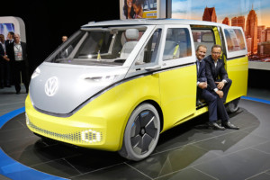 NAIAS 2017 v Detroitu: Volkswagen představuje studii I.D. BUZZ / Foto zdroj: VW