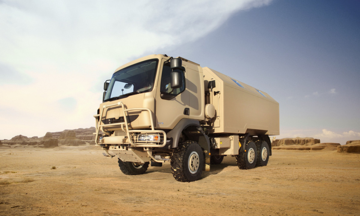 velitelské vozidlo na podvozku TATRA TACTIC 6x6 / Foto zdroj: TATRA TRUCKS a CZECHOSLOVAK GROUP