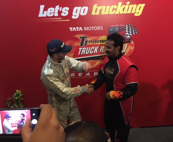 Vršecký bral v Indii bank – foto z Tata Motors T1 Prima Truck Racing / Foto: BUGGYRA media
