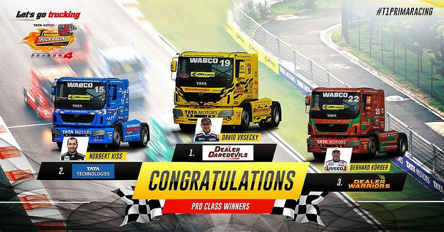 Vršecký bral v Indii bank – foto z Tata Motors T1 Prima Truck Racing / Foto: BUGGYRA media