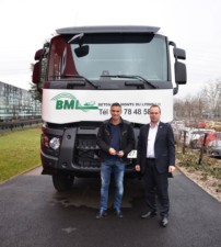 Renault Trucks dodal společnosti BML model C8x4 Tridem domíchávač betonu / Foto zdroj: Volvo Group Czech Republic, s.r.o.