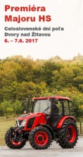 ZETOR bude na výstavě "Celoslovenské dni pole" poprvé představovat nový model Major HS! / Foto zdroj: ZETOR TRACTOR a.s. 