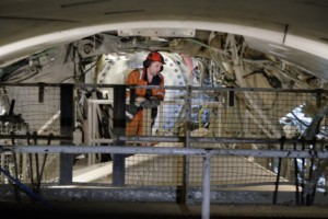 Druhá tunelová trouba tunelu Ejpovice – Homolka, je téměř ze 70 % dokončena / Foto zdroj: Ministerstvo dopravy ČR