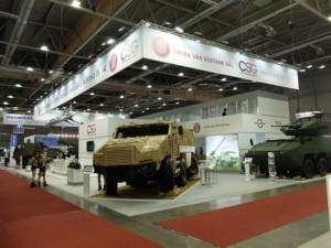 IDET 2017 - expozice CSG a TATRA TRUCKS / Foto zdroj: Tiskový servis CZECHOSLOVAK GROUP a TATRA TRUCKS