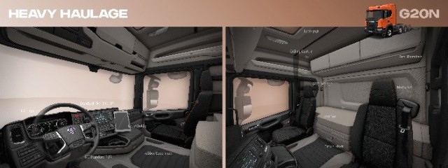 Nabídka kabin Scania dosahuje s příchodem nové řady G nových rozměrů