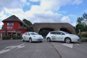 ZOO Dvůr Králové a Nissan představily nový projekt E-safari na podporu provozu elektromobilů / Foto zdroj: NISSAN