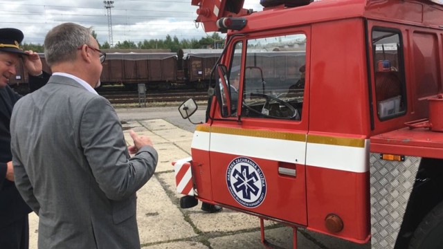 Drážní hasiči v Chebu mají naději na novou budovu, město nabídlo k využití svůj pozemek / Foto zdroj: ministerstvo dopravy ČR