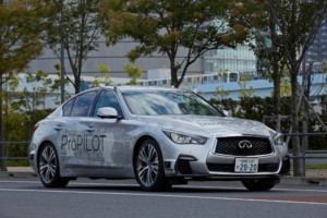 Nissan testuje technologii plně autonomního prototypu v ulicích Tokia / Foto zdroj: NISSAN