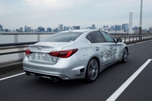 Nissan testuje technologii plně autonomního prototypu v ulicích Tokia / Foto zdroj: NISSAN
