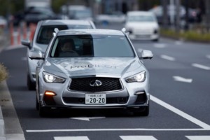 Nissan testuje technologii plně autonomního prototypu v ulicích Tokia / Foto zdroj: NISSAN