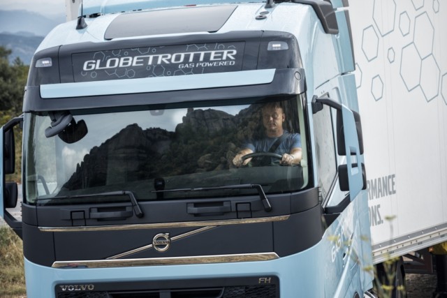 Světová premiéra: Nová nákladní vozidla Volvo Trucks s plynovým pohonem produkují o 20–100 % méně emisí CO2 / Foto zdroj: Volvo Group Czech Republic, s.r.o.