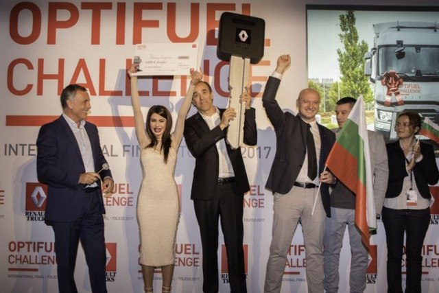 Bulharsko se stalo vítězem mezinárodního finále Optifuel Challenge v Toledu! / Foto zdroj: Volvo Group Czech Republic, s.r.o.