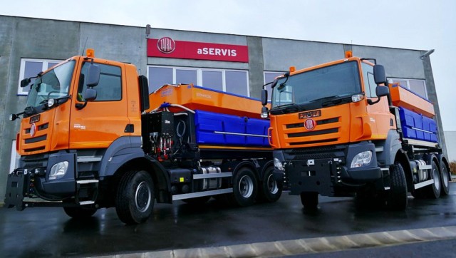TATRA TRUCKS dodala nová vozidla pro údržbu komunikací s nástavbami Schmidt / Foto zdroj: TATRA TRUCKS a.s.