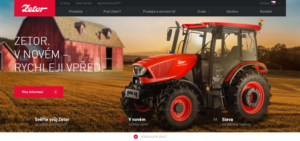 ZETOR má nejlepší firemní web v kategorii auto – moto soutěže WebTop100 /  Foto zdroj: ZETOR TRACTORS a.s.