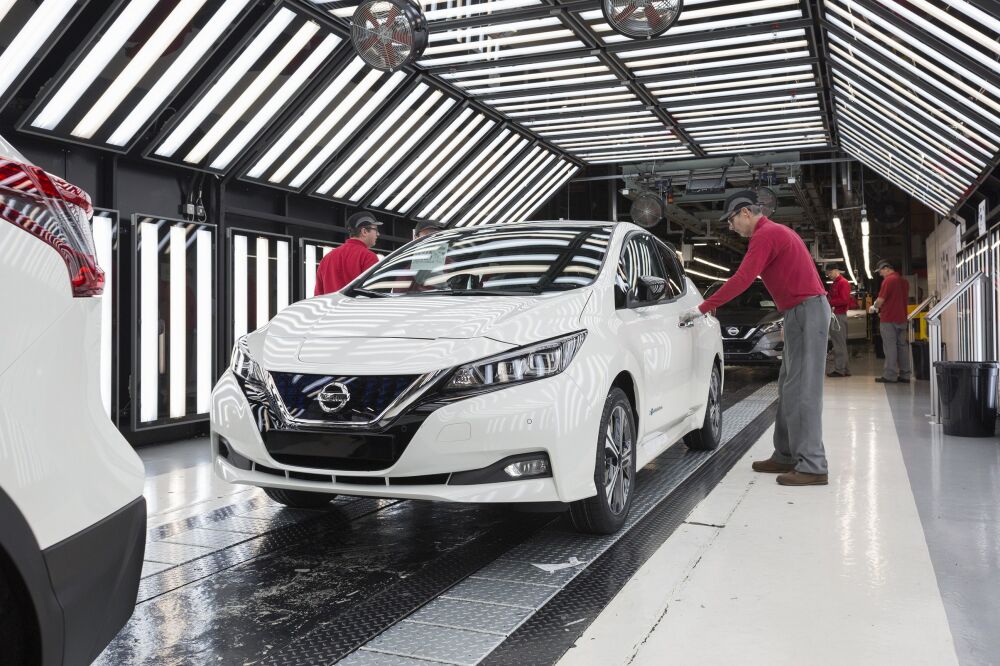 Zahájení výroby nového Nissanu LEAF v Evropě / Foto zdroj: NISSAN