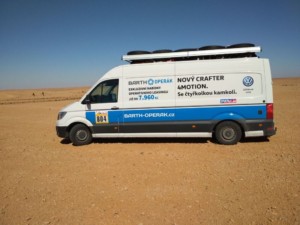 Nový Crafter 4Motion vyplul vstříc dakarskému dobrodružství / Foto zdroj: Porsche Česká republika s.r.o. Divize Volkswagen Užitkové vozy