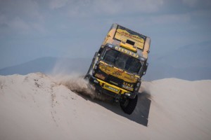 Macík stále nejlepším Čechem v poli kamionů. Díky výkonům na hranici možností / Foto zdroj: Big Shock Racing