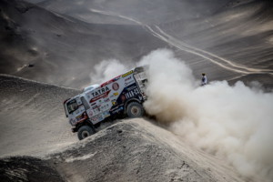 I přes srážku s autem dojel Kolomý ve druhé etapě čtvrtý, Šoltys čtrnáctý / Foto zdroj: TATRA Buggyra Racing