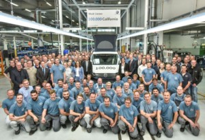 Výrobní milník: 100 000 kempinkových vozů California „Made in Hannover“ / Foto zdroj: Porsche Česká republika s.r.o. Divize Volkswagen Užitkové vozy
