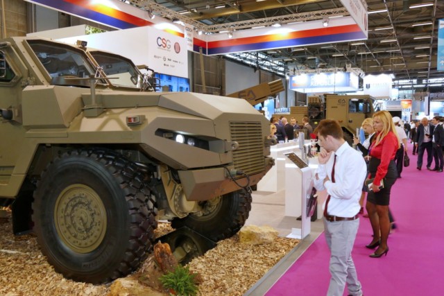 Společnosti holdingu CZECHOSLOVAK GROUP a TATRA TRUCKS představily své produkty na veletrhu Eurosatory 2018 / Foto zdroj: Tiskový servis CZECHOSLOVAK GROUP