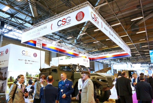 Společnosti holdingu CZECHOSLOVAK GROUP a TATRA TRUCKS představily své produkty na veletrhu Eurosatory 2018 / Foto zdroj: Tiskový servis CZECHOSLOVAK GROUP