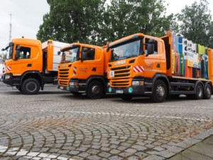První Scania XT pro svoz komunálního odpadu bude jezdit na Vysočině / Foto zdroj: Scania Czech Republic, s.r.o.