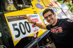 Macík s Brabcem na startu Rallye du Maroc / Foto zdroj: BIG SHOCK RACING