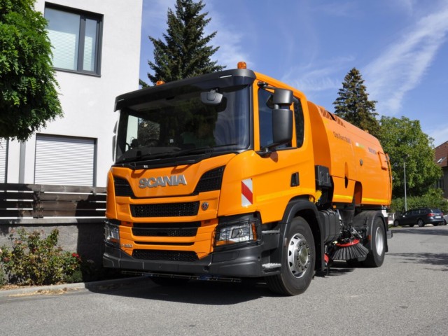 Světový unikát pro Technické služby Hradec Králové / Foto zdroj: Scania Czech Republic, s.r.o.