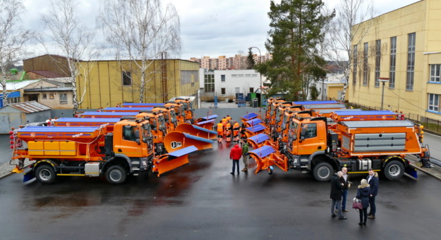 V Jihočeském kraji už silničáři jezdí v deseti nových tatrovkách / Foto zdroj: TATRA TRUCKS a.s.