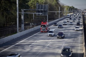 Jak funguje elektrifikovaná dálnice / Foto zdroj: Scania Czech Republic, s.r.o.