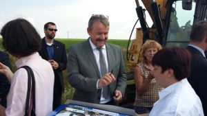 Zahájení výstavby druhého úseku obchvatu Znojma (© Ministerstvo dopravy)