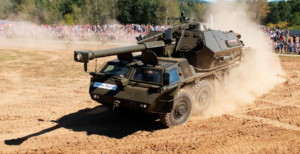 Modernizovaná samohybná houfnice DANA M1M