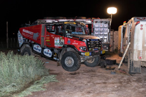 DAKAR 2017 - kamion dílny MKR Technology s mechanikem Danielem Kozlovským / Foto: Foto: Richard Kienberger/MKR Technology
