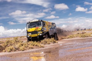 Dakar 2017 - 8. etapa- Martin Macík s posádkou týmu BIG SHOC RACING / Foto zdroj: KM Racing