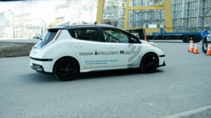 Nissan představuje na veletrhu CeBIT inovativní řešení, které urychlí integraci autonomního řízení / Foto zdroj: NISSAN