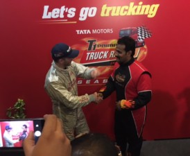 Vršecký bral v Indii bank – foto z Tata Motors T1 Prima Truck Racing / Foto: BUGGYRA media