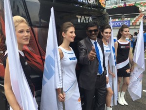 Vršecký bral v Indii bank – foto z Tata Motors T1 Prima Truck Racing / Foto: BUGGYRA media