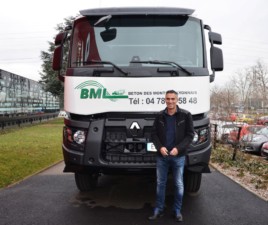 Renault Trucks dodal společnosti BML model C8x4 Tridem domíchávač betonu / Foto zdroj: Volvo Group Czech Republic, s.r.o.