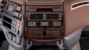 Nový DAF CF / DAF XF - nové ovládání topení a klimatizace / Foto zdroj: DAF