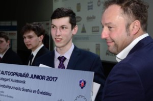 Scania partnerem soutěže Autoopravář Junior 2017 / Foto zdroj: Scania Czech Republic, s.r.o.