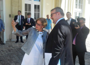 Obchvat Mikulova bude hotový v roce 2021, ubezpečil ministr Ťok dolnorakouskou hejtmanku / Foto zdroj: Ministerstvo dopravy ČR