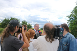 Stavba úseku z Rybí do Rychaltic rozšíří dálnici D48 o dalších 11,5 kilometru / Foto zdroj: Ministerstvo dopravy ČR