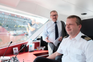 Přístaviště lodí v Praze u nábřeží Edvarda Beneše se převléklo do nového / Foto zdroj: Ministerstvo dopravy ČR
