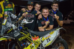 Martin Macík si veze zlato a mozoly ze saharské Rally EL Chott / Foto zdroj: Big Shock Racing
