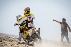 Macík a Brabec postupují pořadím vpřed a řádí v písku / Foto zdroj: Big Shock Racing