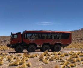 Tatrabus vozí turisty v jihoamerické Atacamě do tisícových výšek / Foto zdroj: TATRA TRUCKS a.s.